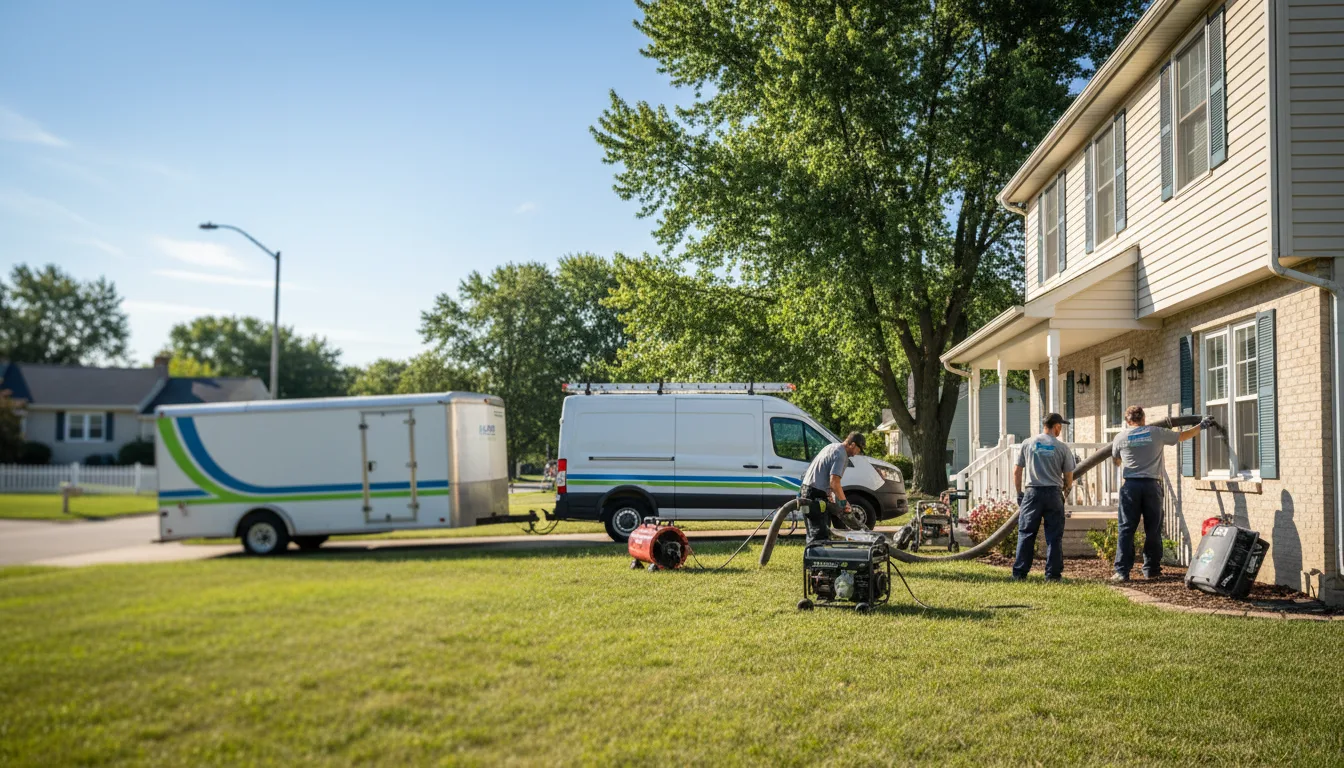 Flooded Basement Restoration And Cleanup With Repair in Claytonville, IL near me
